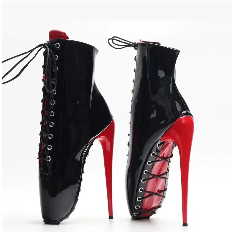 Men Shoes Red Bottom - Unisex High Heeled Ballet Boots,Men Sexy