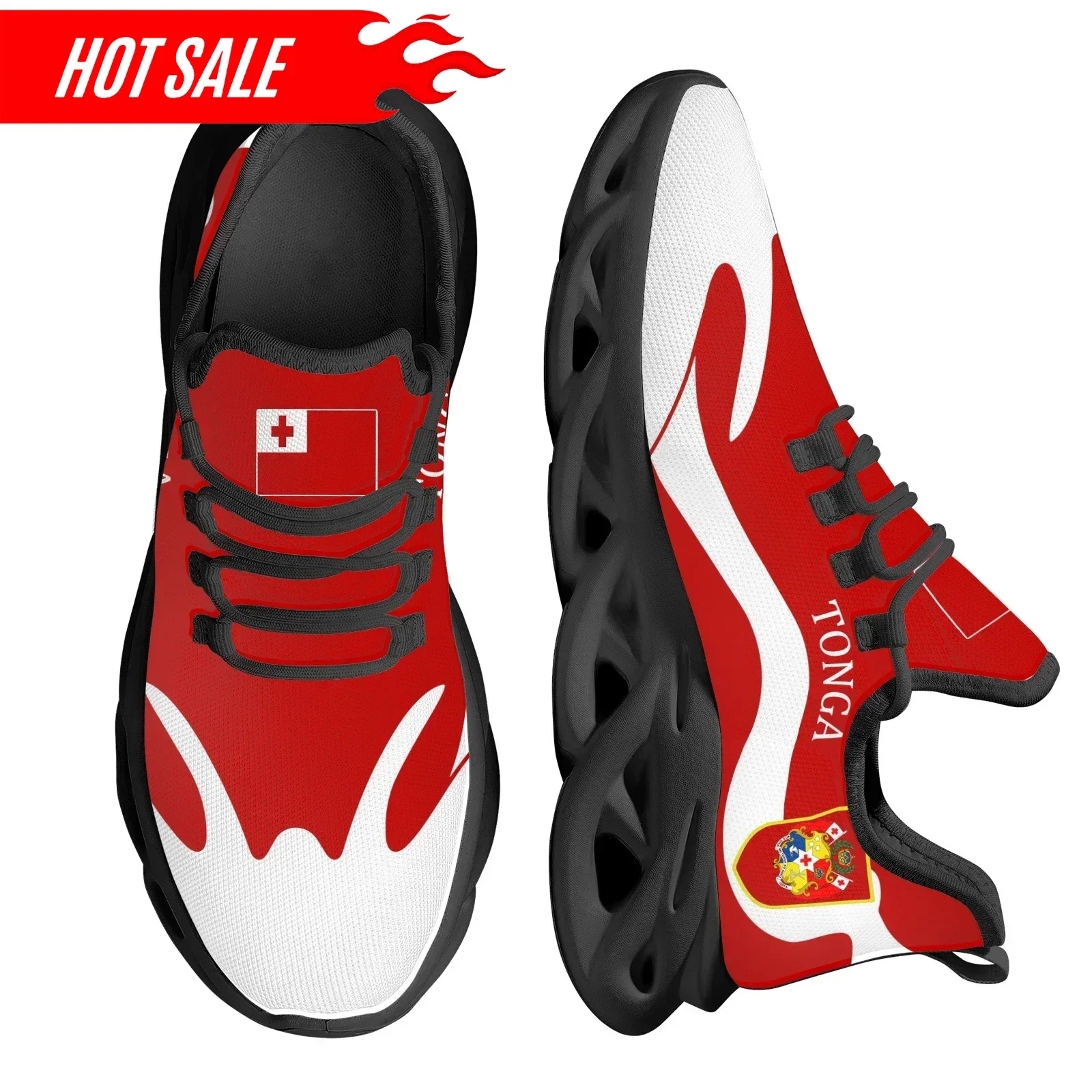Red Trendy Tonga National Flag - Men Shoes Red Bottom review and price