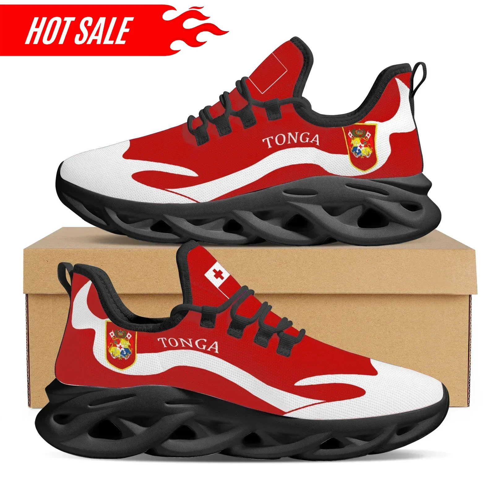 Red Trendy Tonga National Flag - Men Shoes Red Bottom review and price
