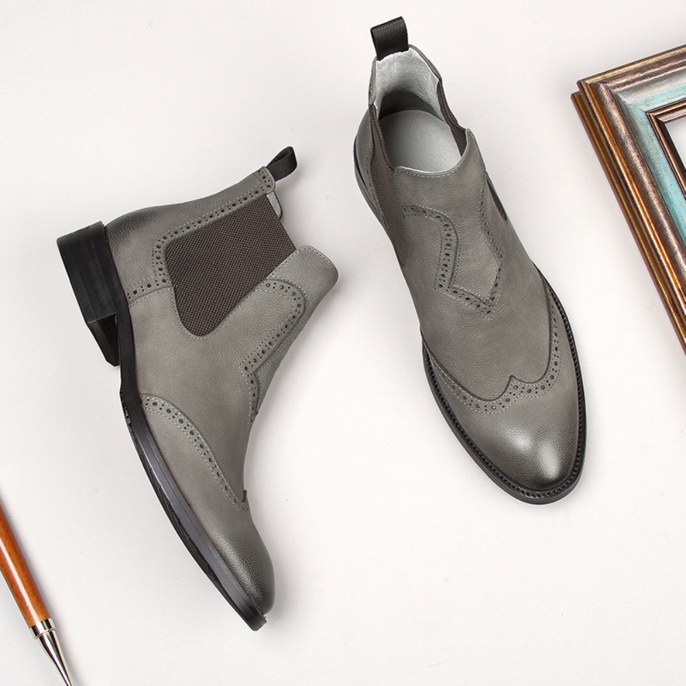 Fashion Grey Chelsea Boots Men - Chelsea Boots Suede review and price