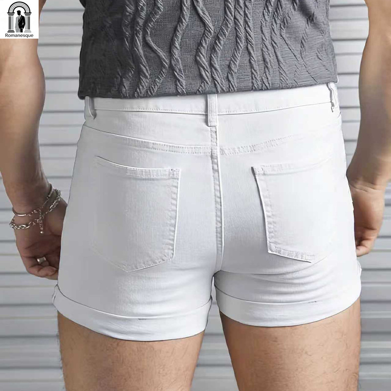 Men's Sexy Slim Fit White Deni - Men'S Shoes For Jeans review and price