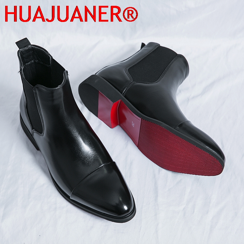 British Style Men's Black Chel - Men Shoes Red Bottom review and price