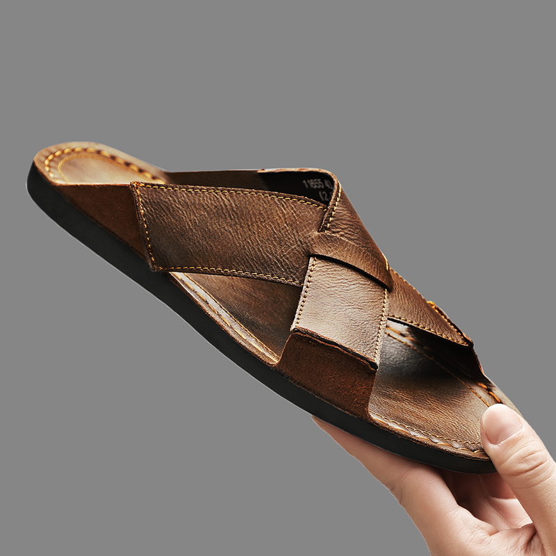 Fashion Genuine Leather Men Sl - Men Shoes Marks review and price