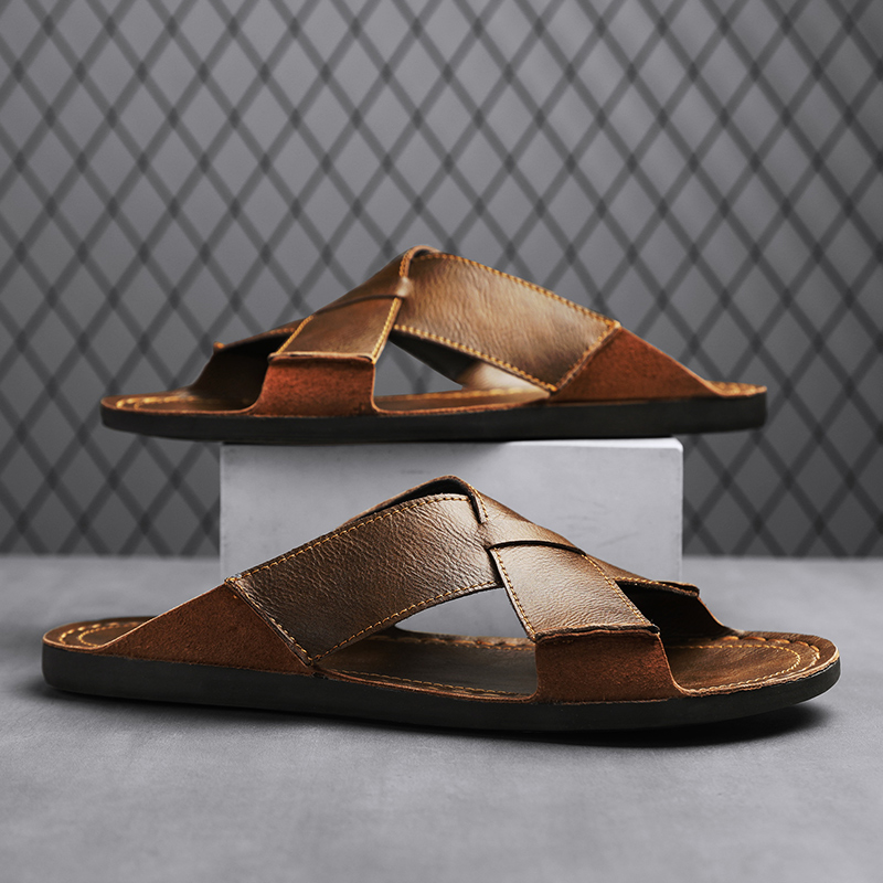 Fashion Genuine Leather Men Sl - Men Shoes Marks review and price