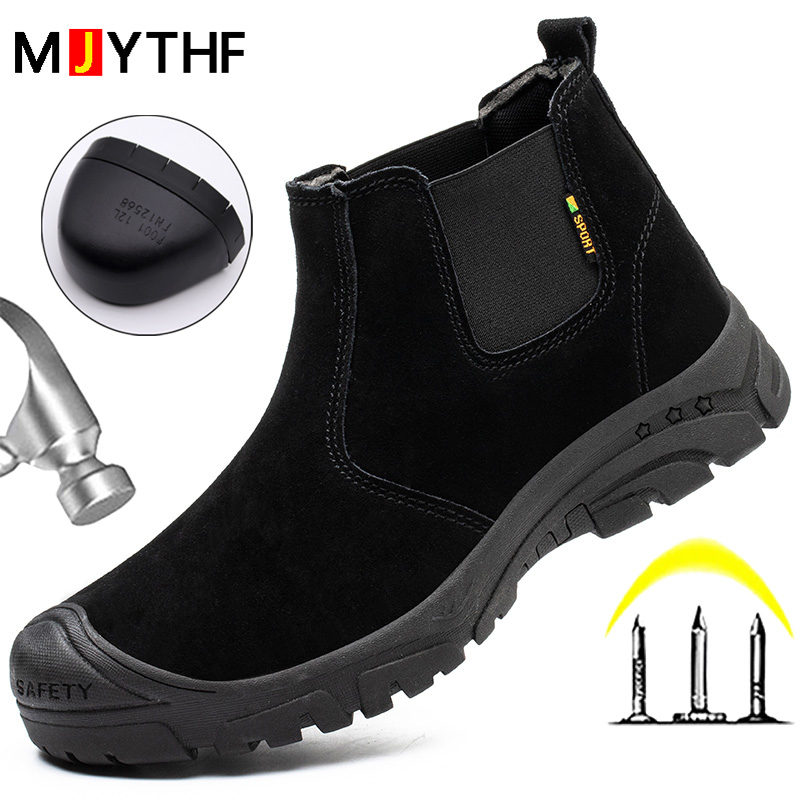 2026 New Men Boots Safety Shoe - Chelsea Boots Suede review and price