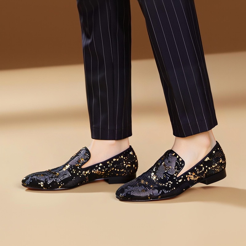 Piergitar Luxurious Black & Go - Men Shoes Red Bottom review and price