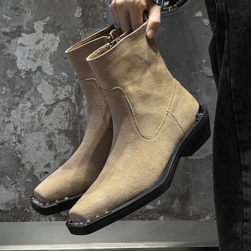 England style men casual party - Chelsea Boots Suede review and price