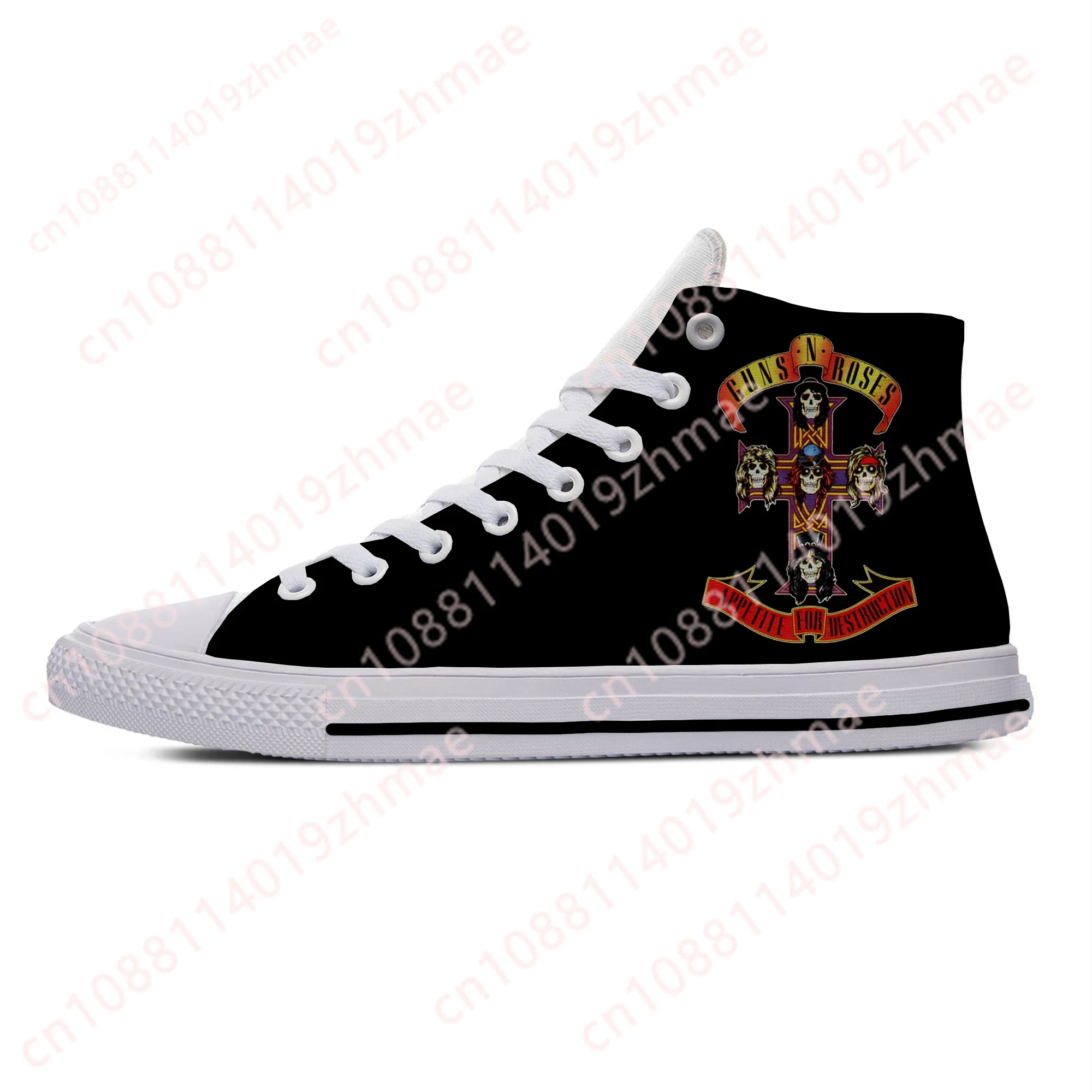 Hot 3D Guns N Rose Heavy Metal - Men Shoes Marks review and price