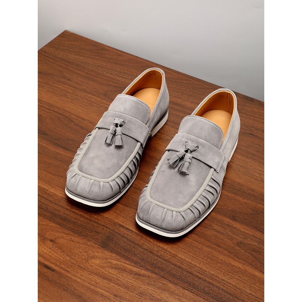 Genuine Leather Tassel Suede S - Men'S Shoes Drivers review and price